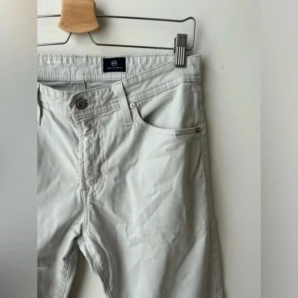 Adriano Goldschmied Everett SLIM STRAIGHT LEG pant in light grey - Picture 6 of 12